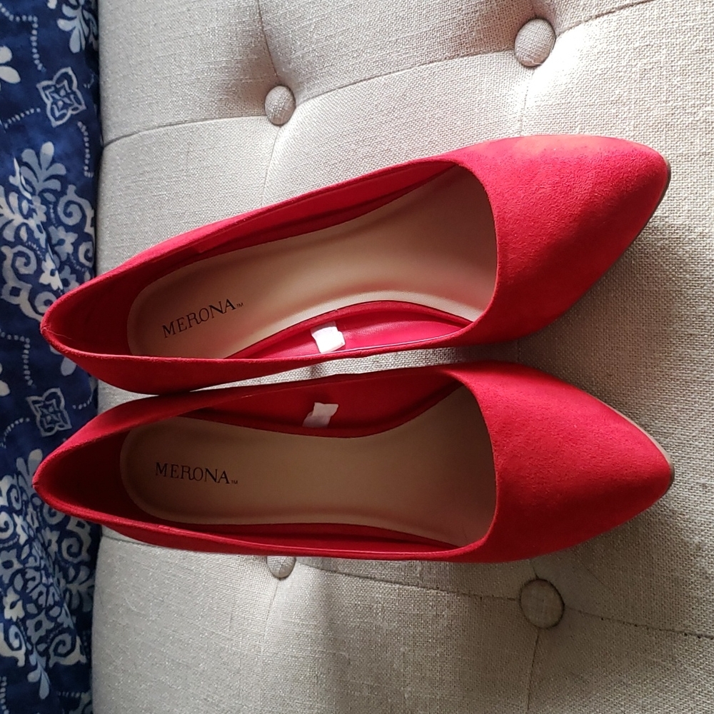 Merona Women's faux suede heels